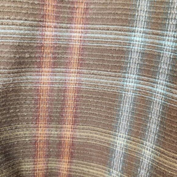 Woolrich Brown Plaid Medium Weight Button Down Shirt Men's Medium (4054) - Picture 3 of 7